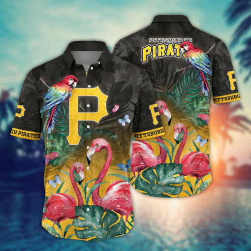 Pittsburgh Pirates Flamingo Paradise Hawaiian Shirt – TeeAloha