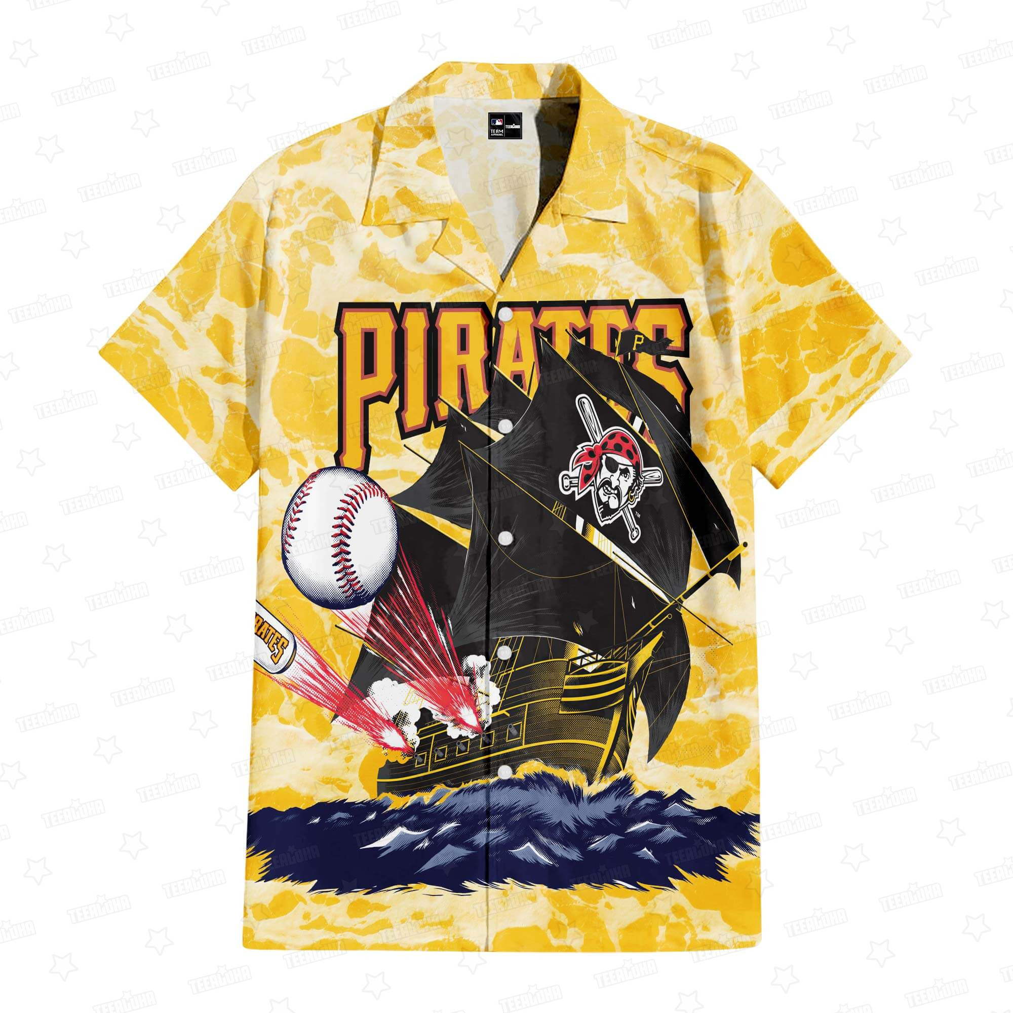 Pittsburgh Pirates High Seas Raider Hawaiian Shirt – TeeAloha