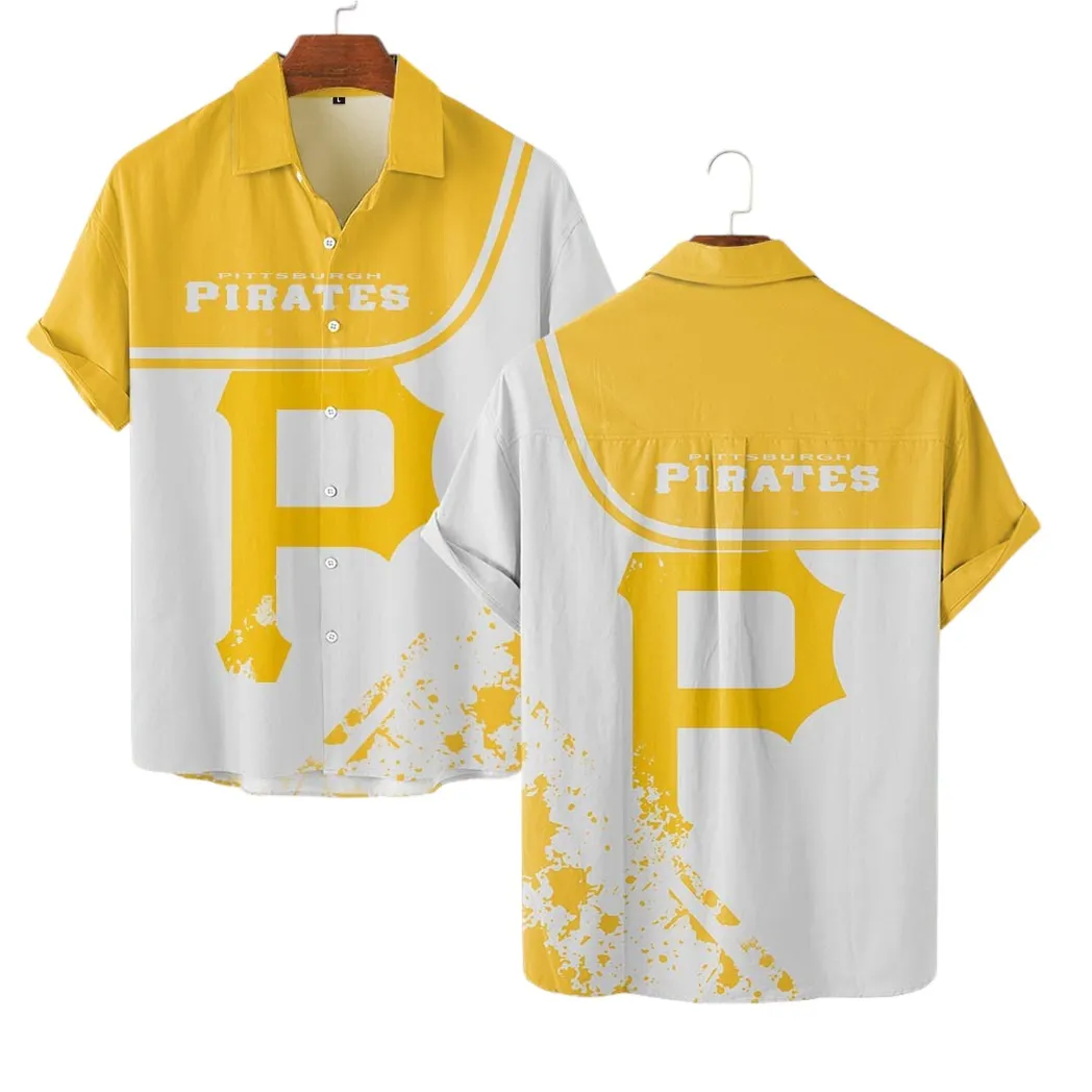 Pittsburgh Pirates Vintage Logo Hawaiian Shirt – TeeAloha