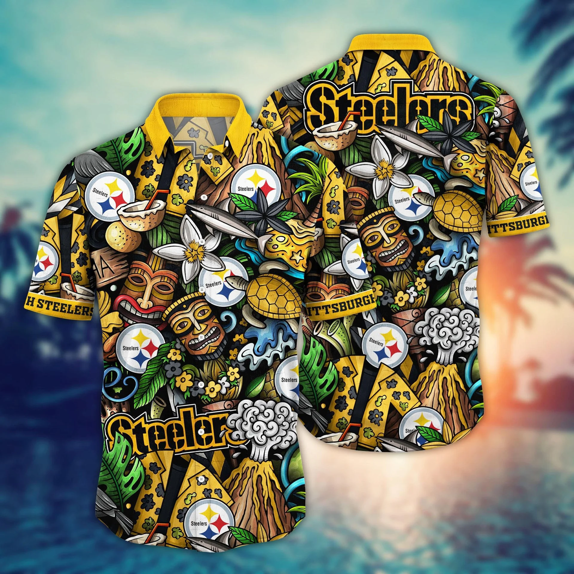 Pittsburgh Steelers Island Spirit Hawaiian Shirt – TeeAloha