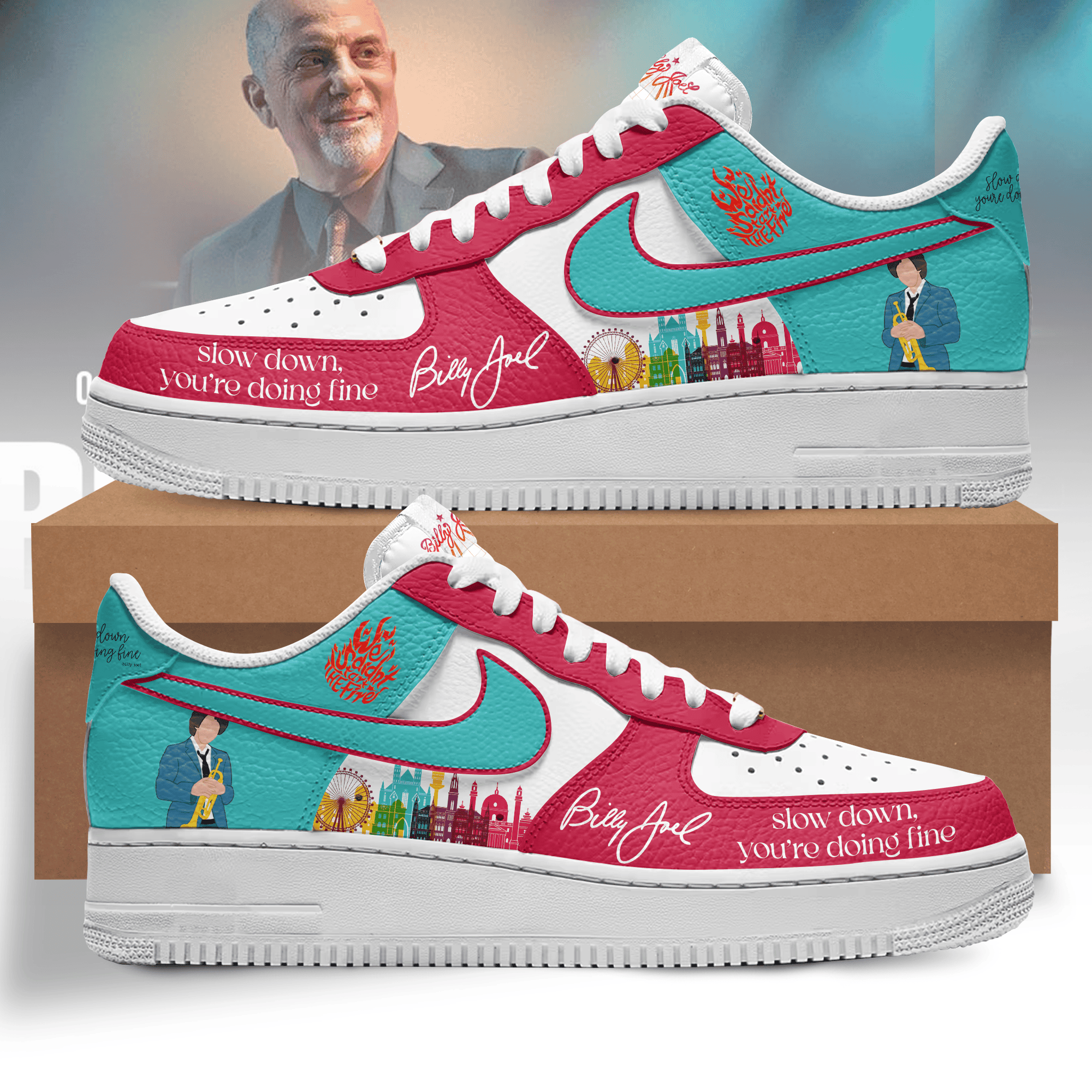 Premium Billy Joel AF1 Sneaker 106276