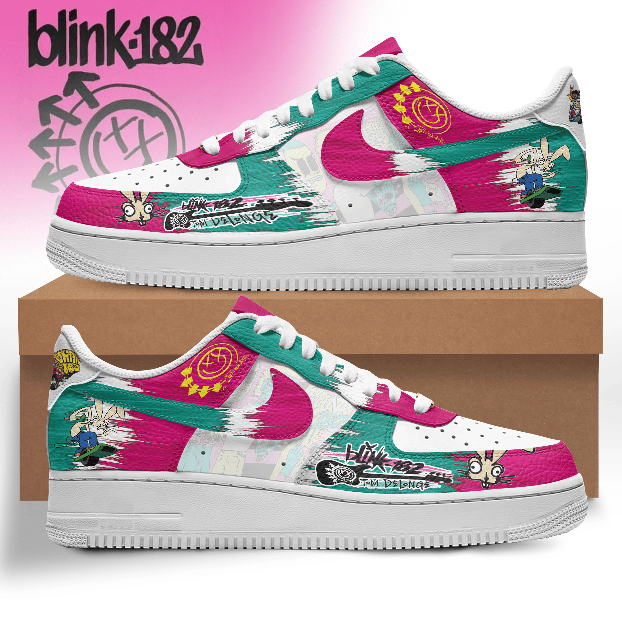 Premium Blink 182 AF1 Sneaker 106356
