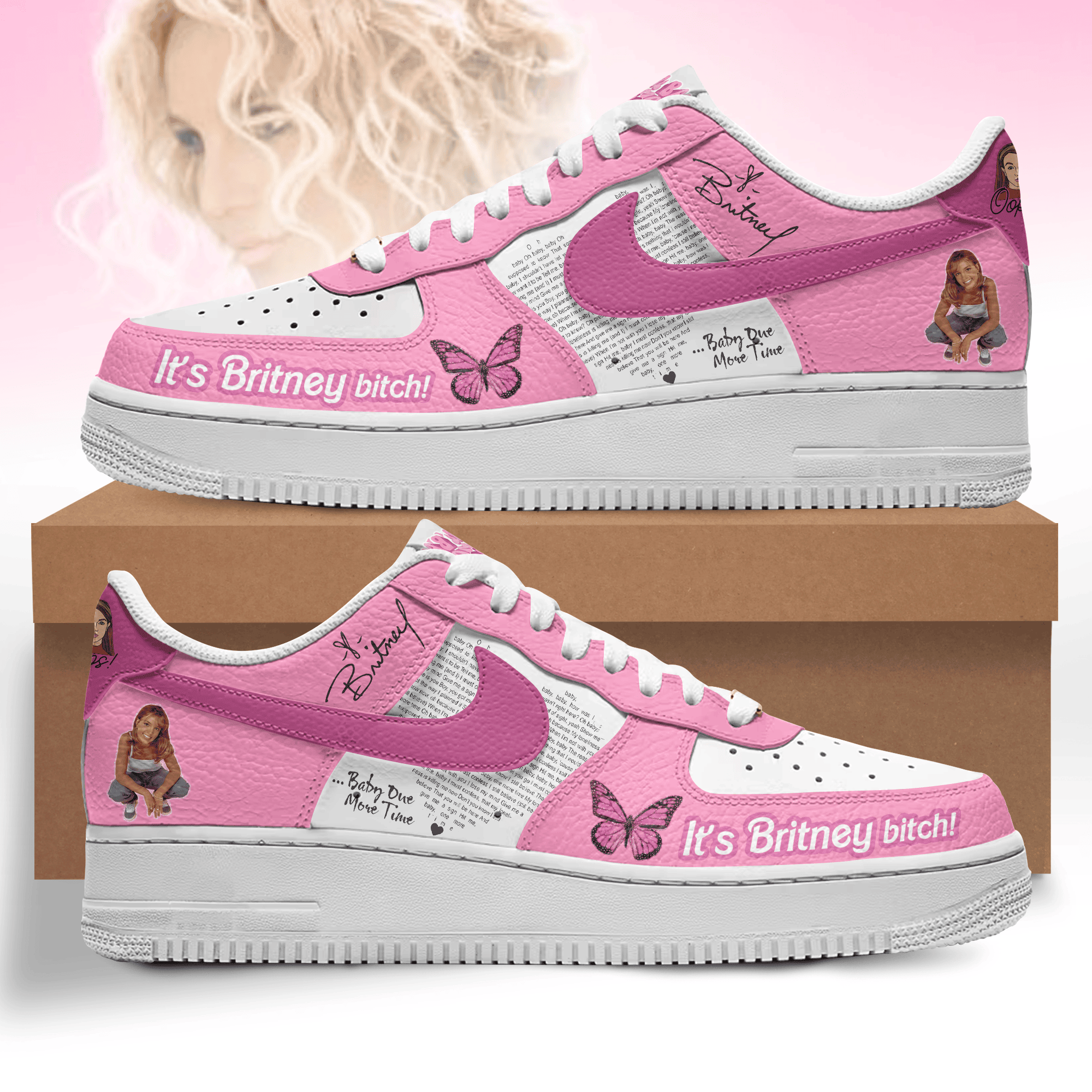 Premium Britney Spears AF1 Sneaker 106322