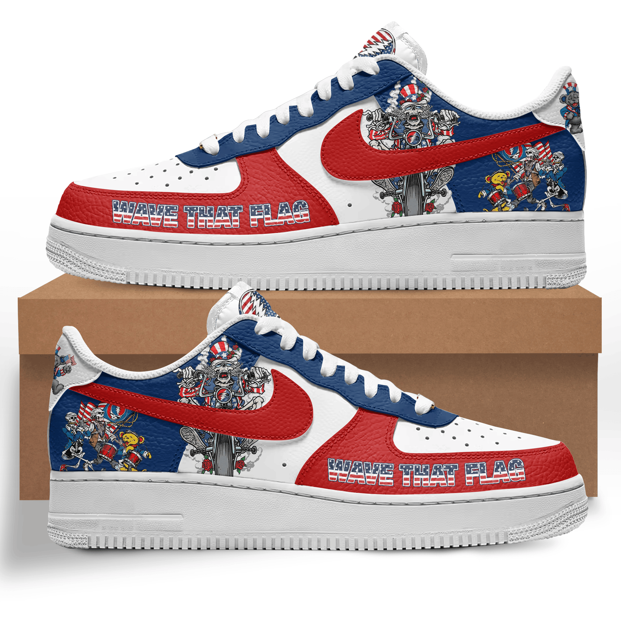 Premium Grateful Dead AF1 Sneaker 106293