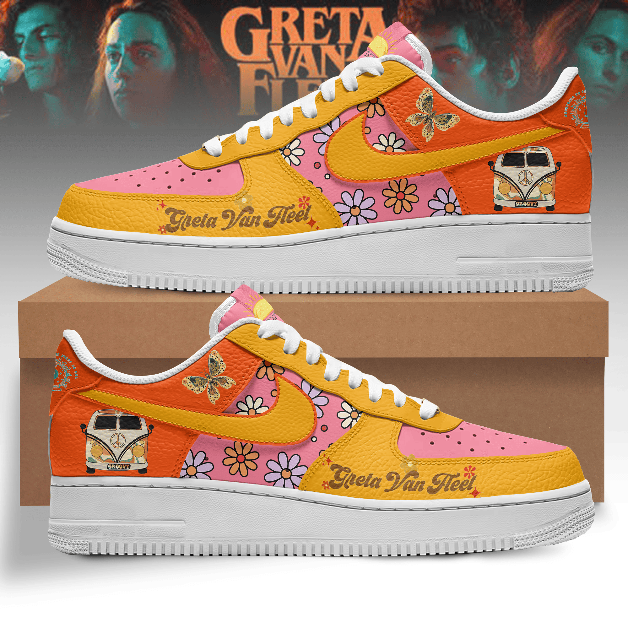 Premium Greta Van Fleet AF1 Sneaker 106286