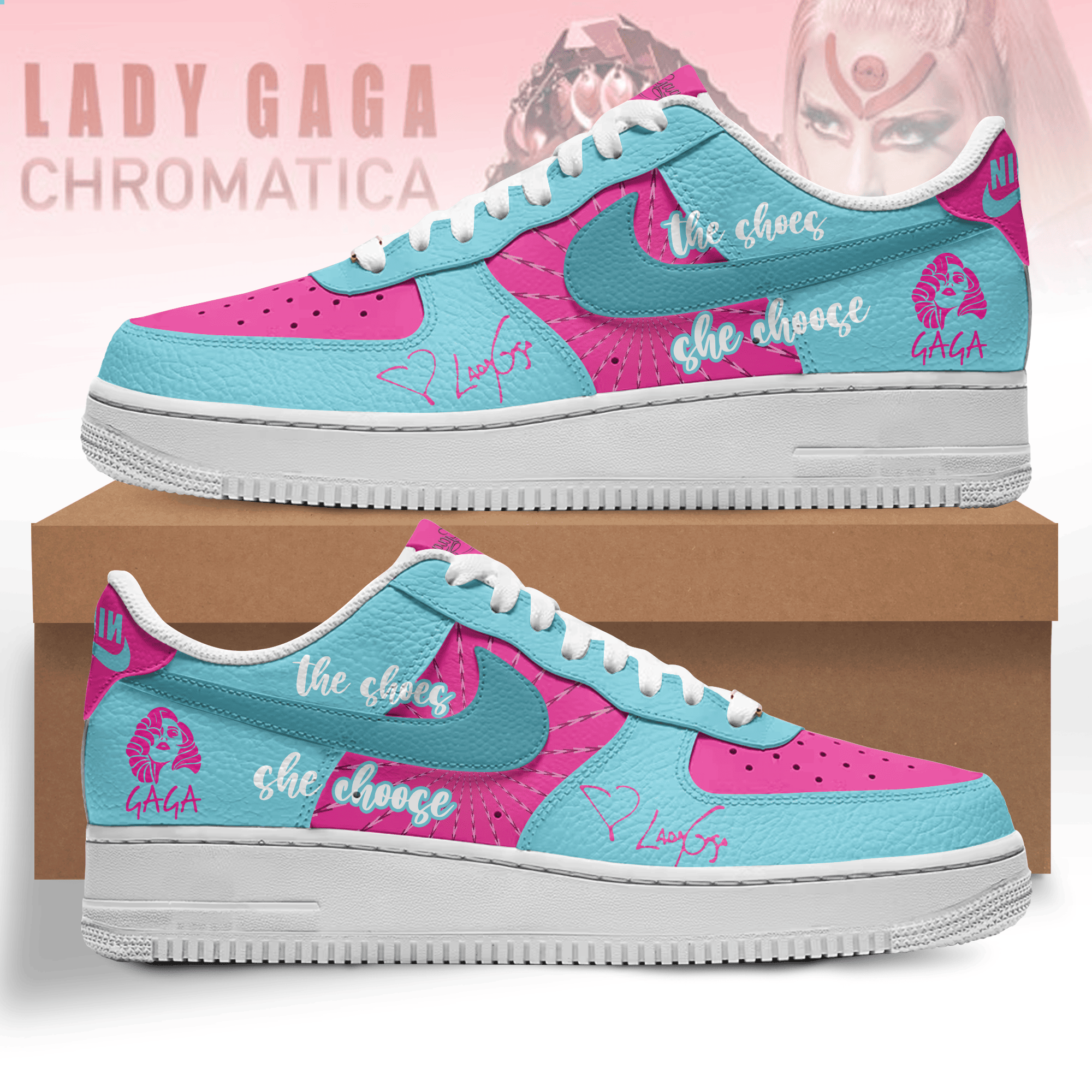 Premium Lady Gaga AF1 Sneaker 106320