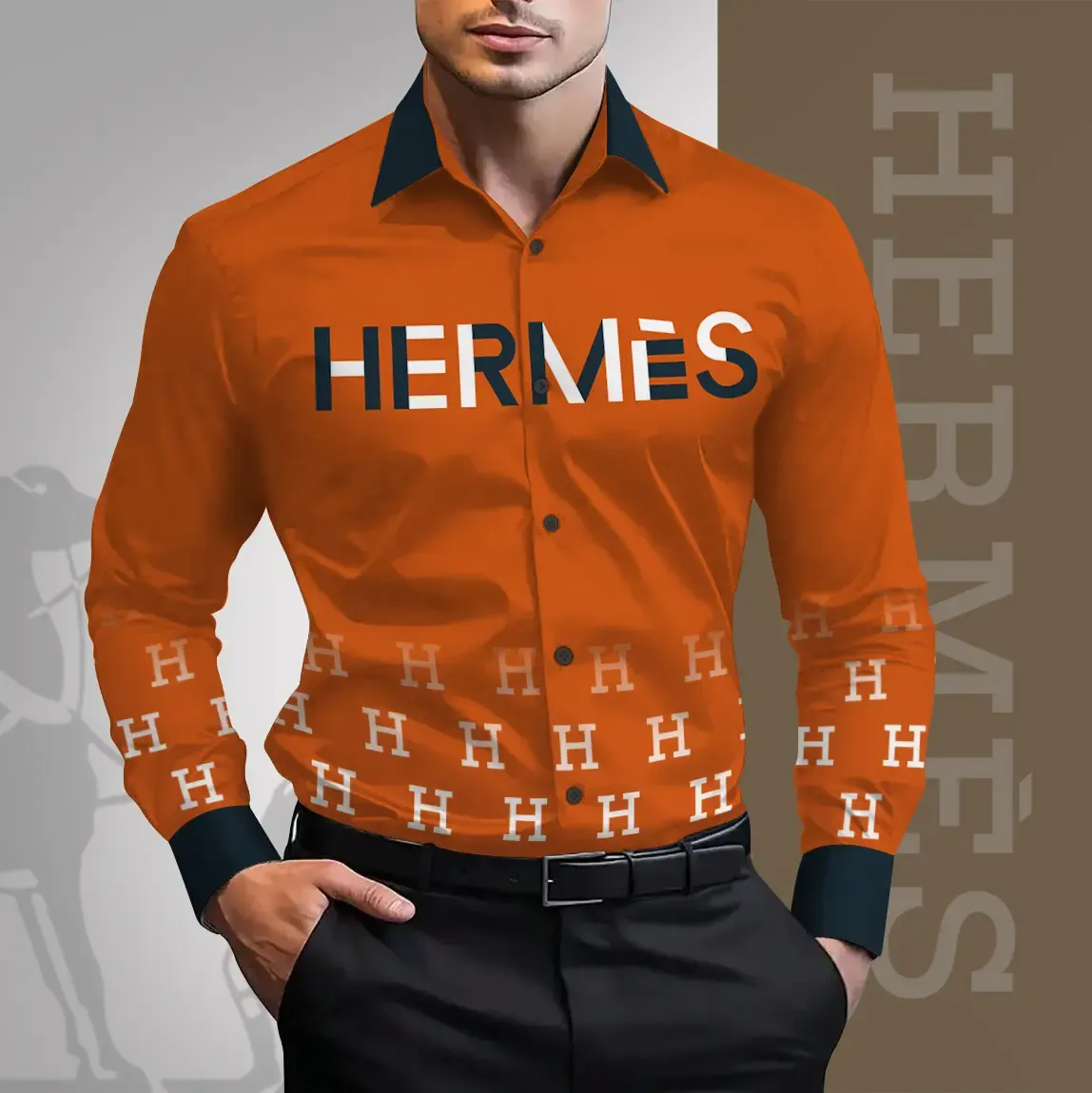 Premium Long Sleeve Button Shirt 2025 LUX-CCY-0000RJLW7X2C