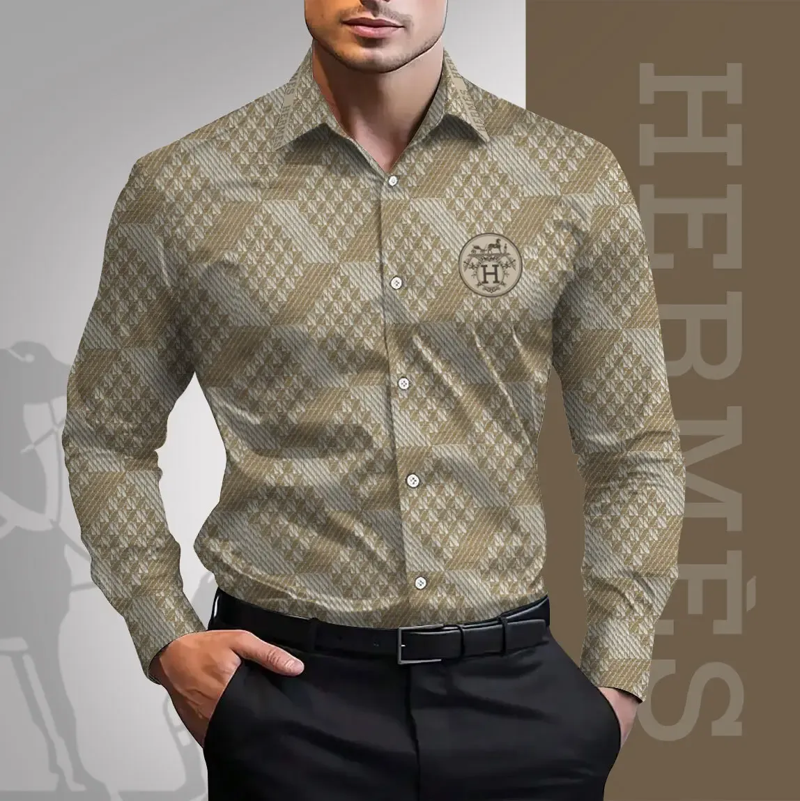 Premium Long Sleeve Button Shirt 2025 LUX-CCY-0000V5VQ2K9I