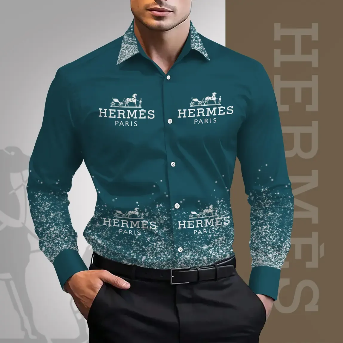Premium Long Sleeve Button Shirt 2025 LUX-CCY-0000XDHPLYLS