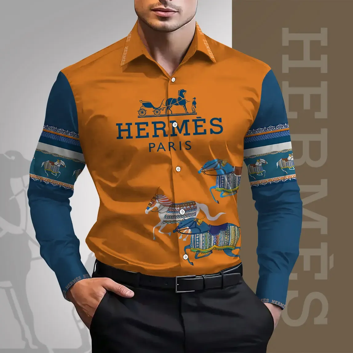 Premium Long Sleeve Button Shirt 2025 LUX-CCY-0000Y396PXTS