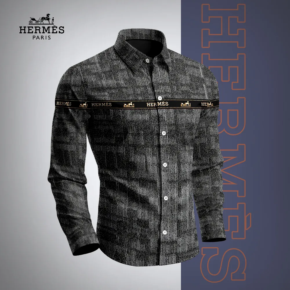 Premium Long Sleeve Button Shirt 2025 LUX-CCY-075TJDDXW