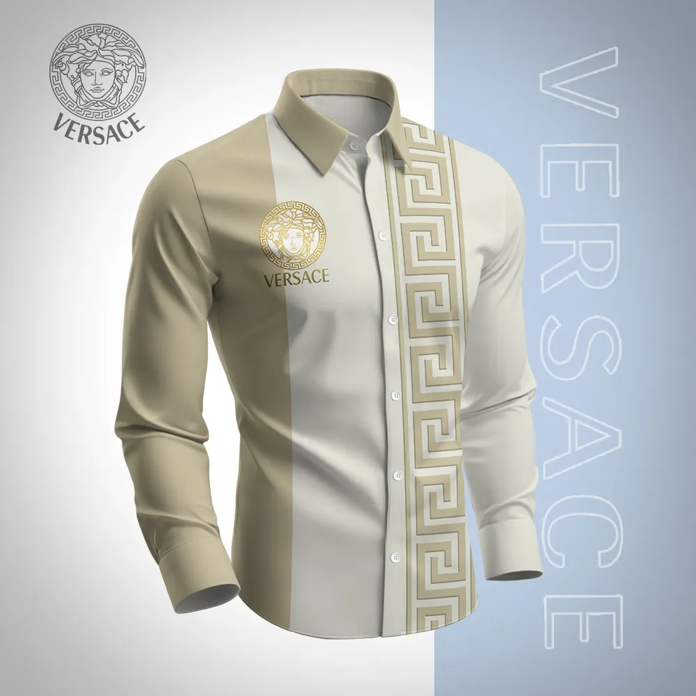 Premium Long Sleeve Button Shirt 2025 LUX-CCY-09CDD10GY