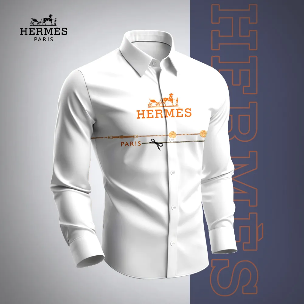 Premium Long Sleeve Button Shirt 2025 LUX-CCY-0G5758M1H