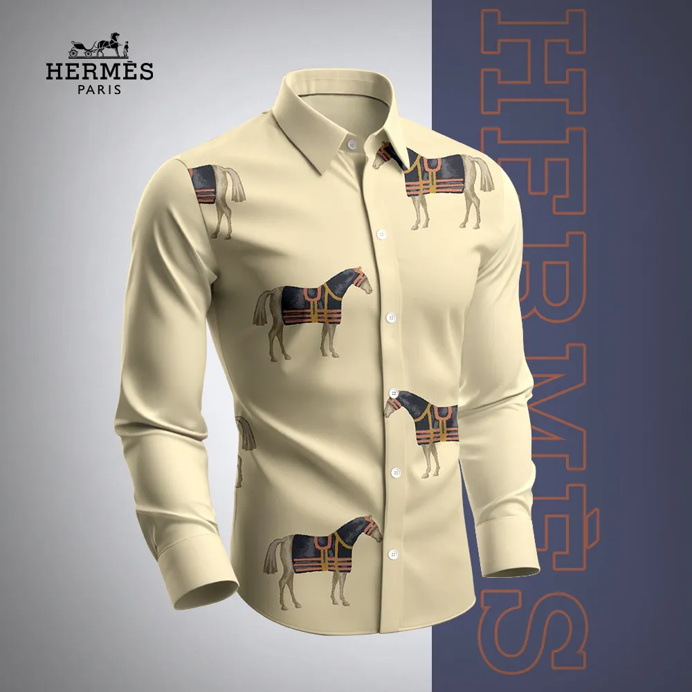 Premium Long Sleeve Button Shirt 2025 LUX-CCY-0HNBQZBEW