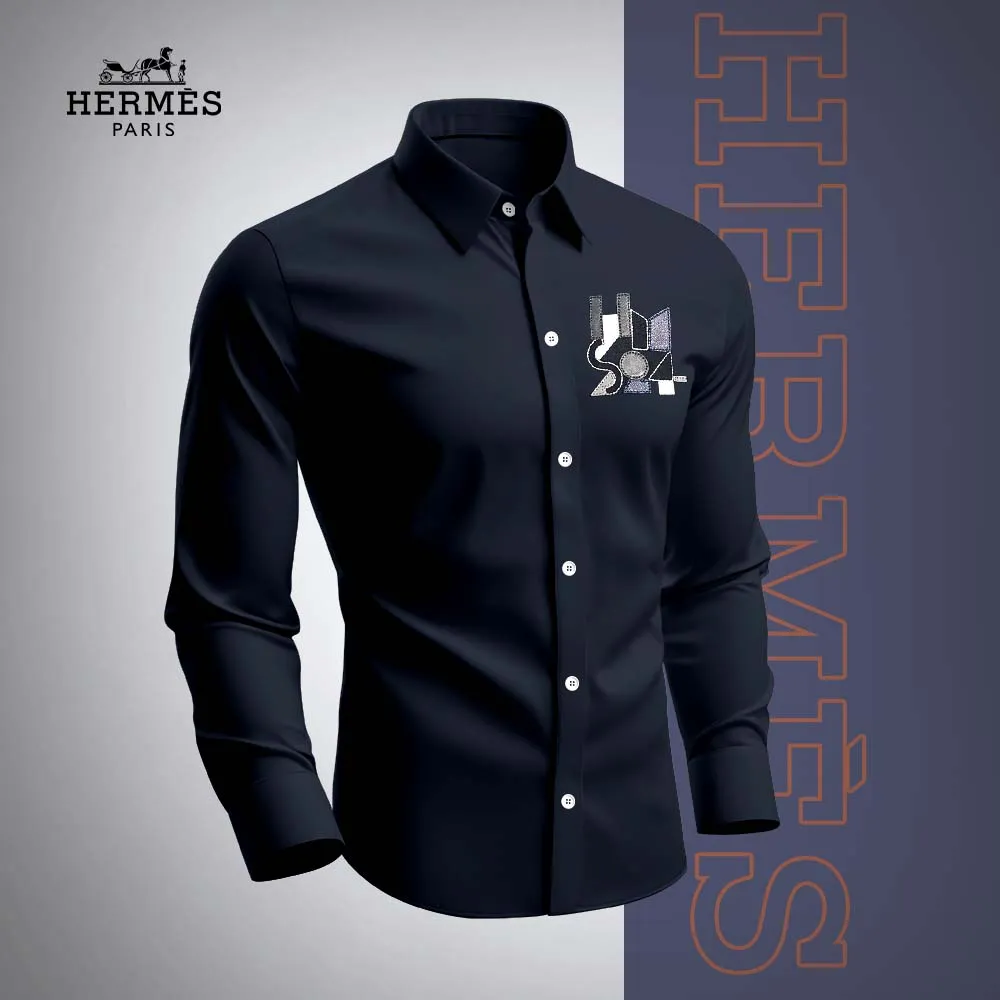 Premium Long Sleeve Button Shirt 2025 LUX-CCY-0IUM0T11Y