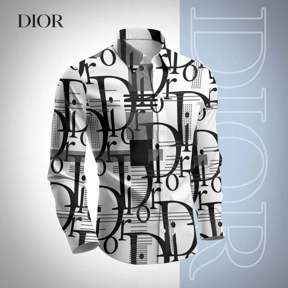 Premium Long Sleeve Button Shirt 2025 LUX-CCY-0LDMOOSHC