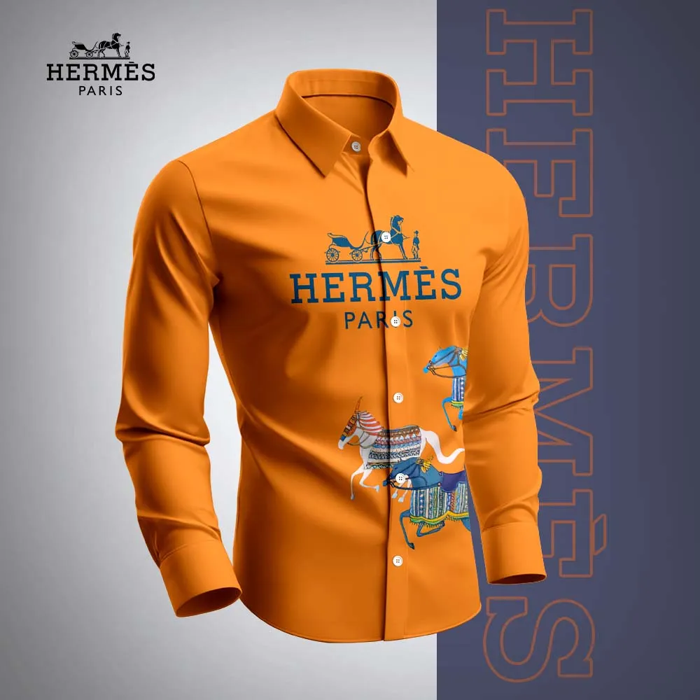 Premium Long Sleeve Button Shirt 2025 LUX-CCY-0MPO12VG0