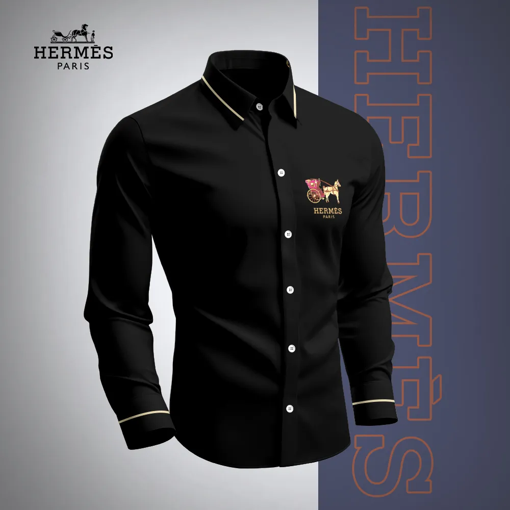 Premium Long Sleeve Button Shirt 2025 LUX-CCY-0SYKU9HJ9