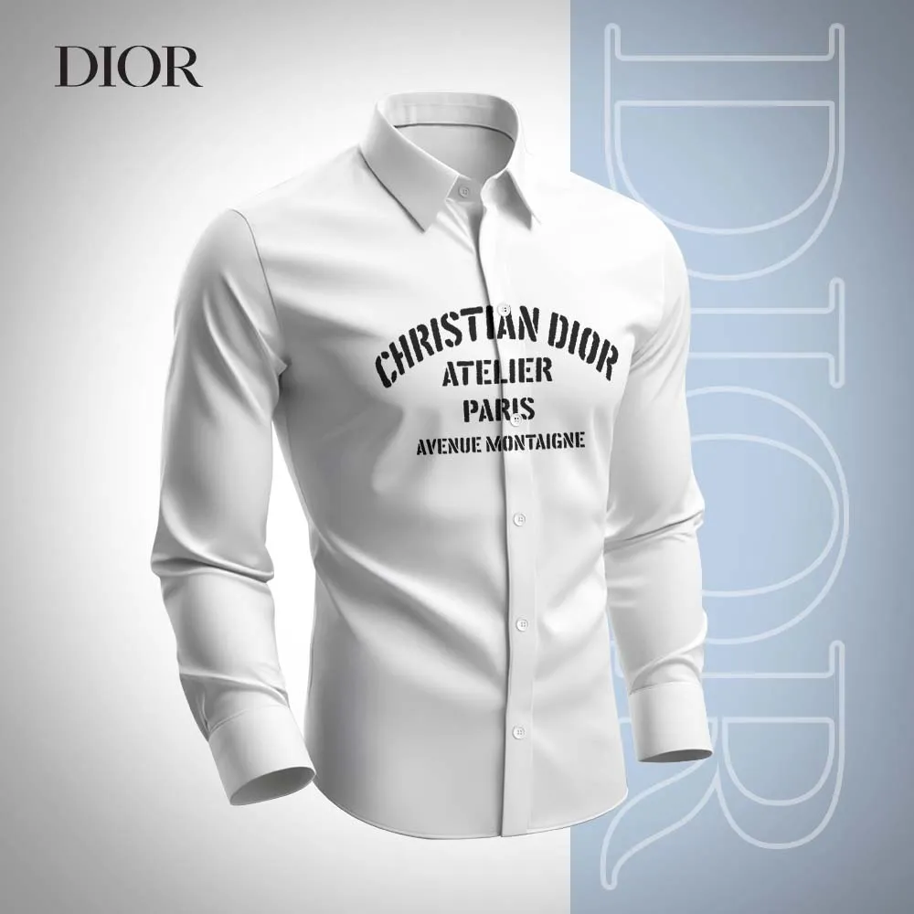 Premium Long Sleeve Button Shirt 2025 LUX-CCY-0TMBZ0DCQ