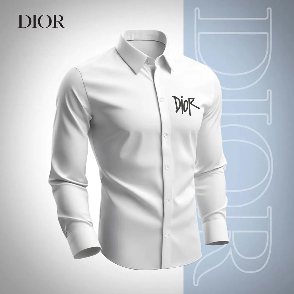 Premium Long Sleeve Button Shirt 2025 LUX-CCY-0UVQA4N42