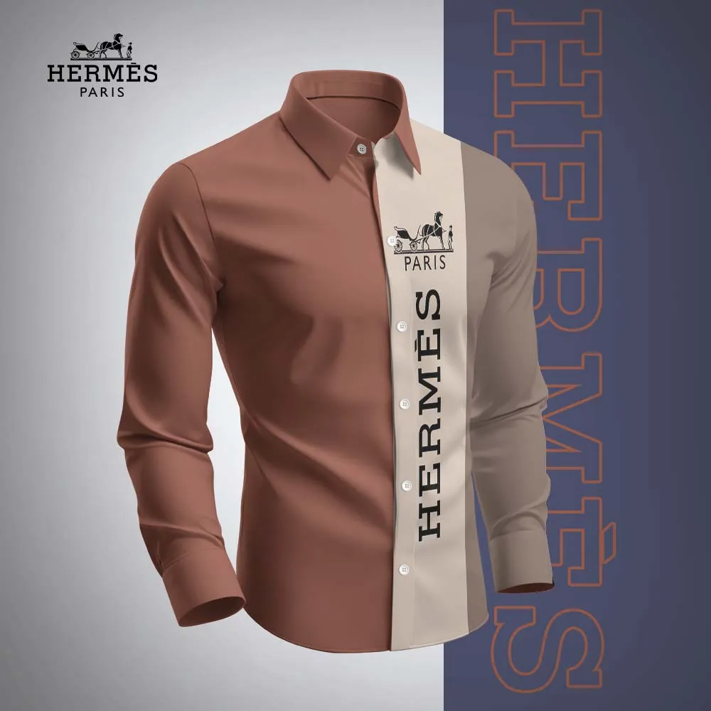 Premium Long Sleeve Button Shirt 2025 LUX-CCY-0VUVH5QPA