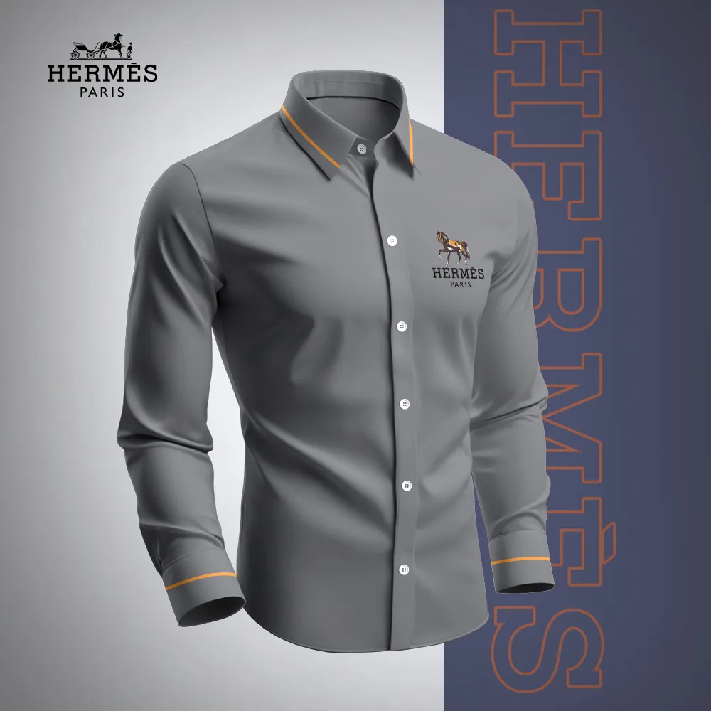 Premium Long Sleeve Button Shirt 2025 LUX-CCY-0W2CNKQBH