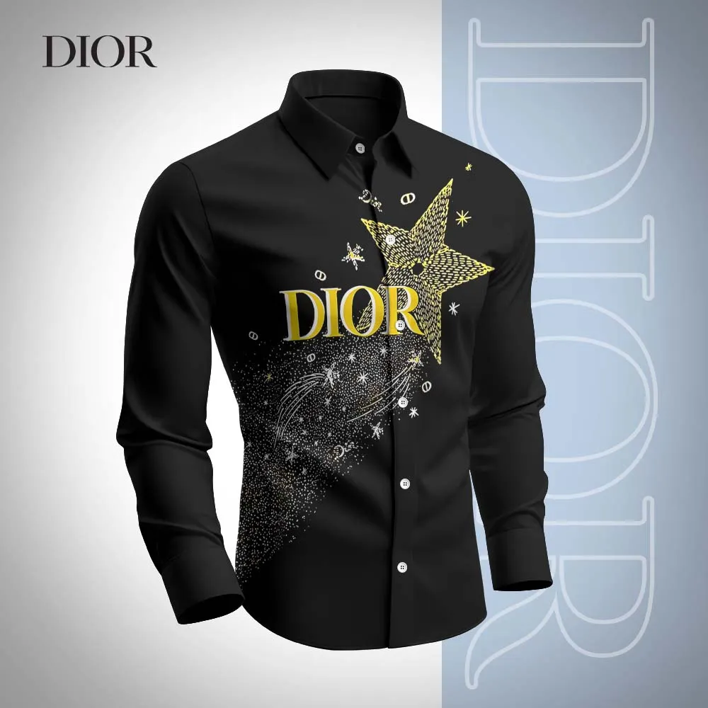 Premium Long Sleeve Button Shirt 2025 LUX-CCY-0XBKU8GWI