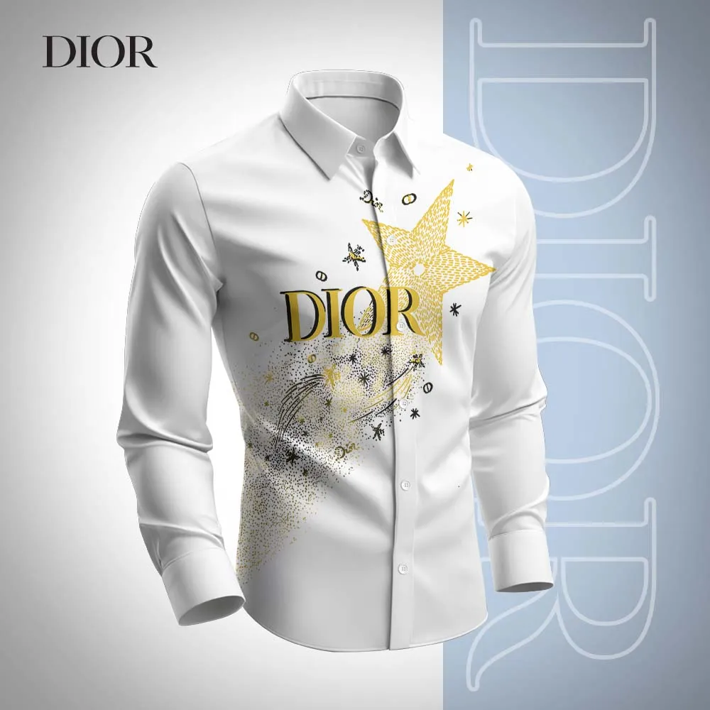 Premium Long Sleeve Button Shirt 2025 LUX-CCY-0ZAYTCFOX