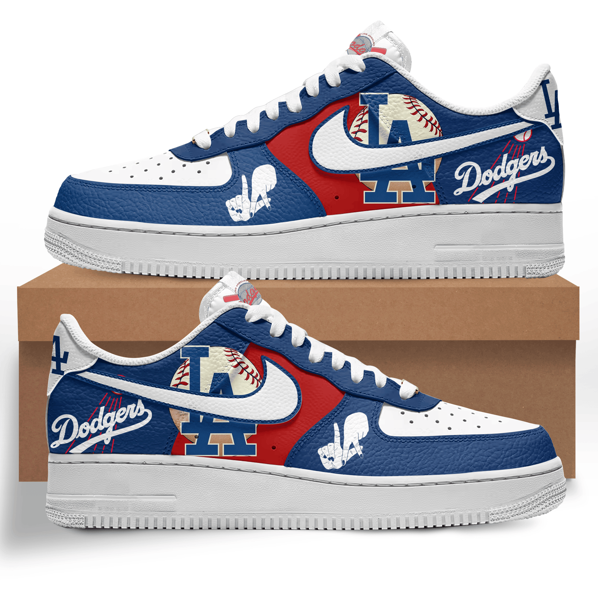 Premium Los Angeles Dodgers AF1 Sneaker 106287