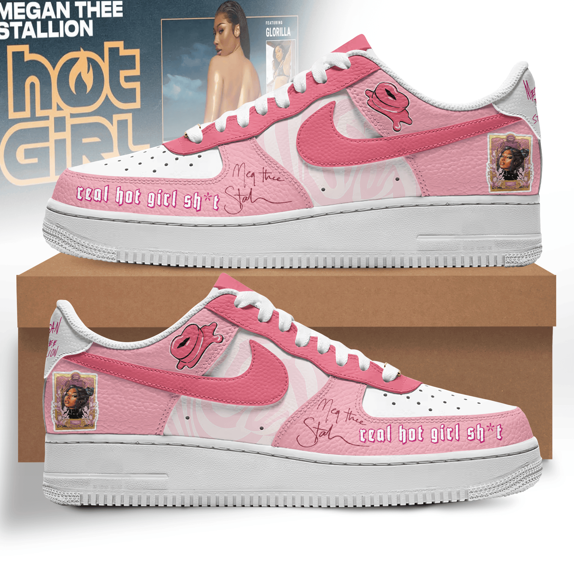 Premium Megan Thee Stallion AF1 Sneaker 106325