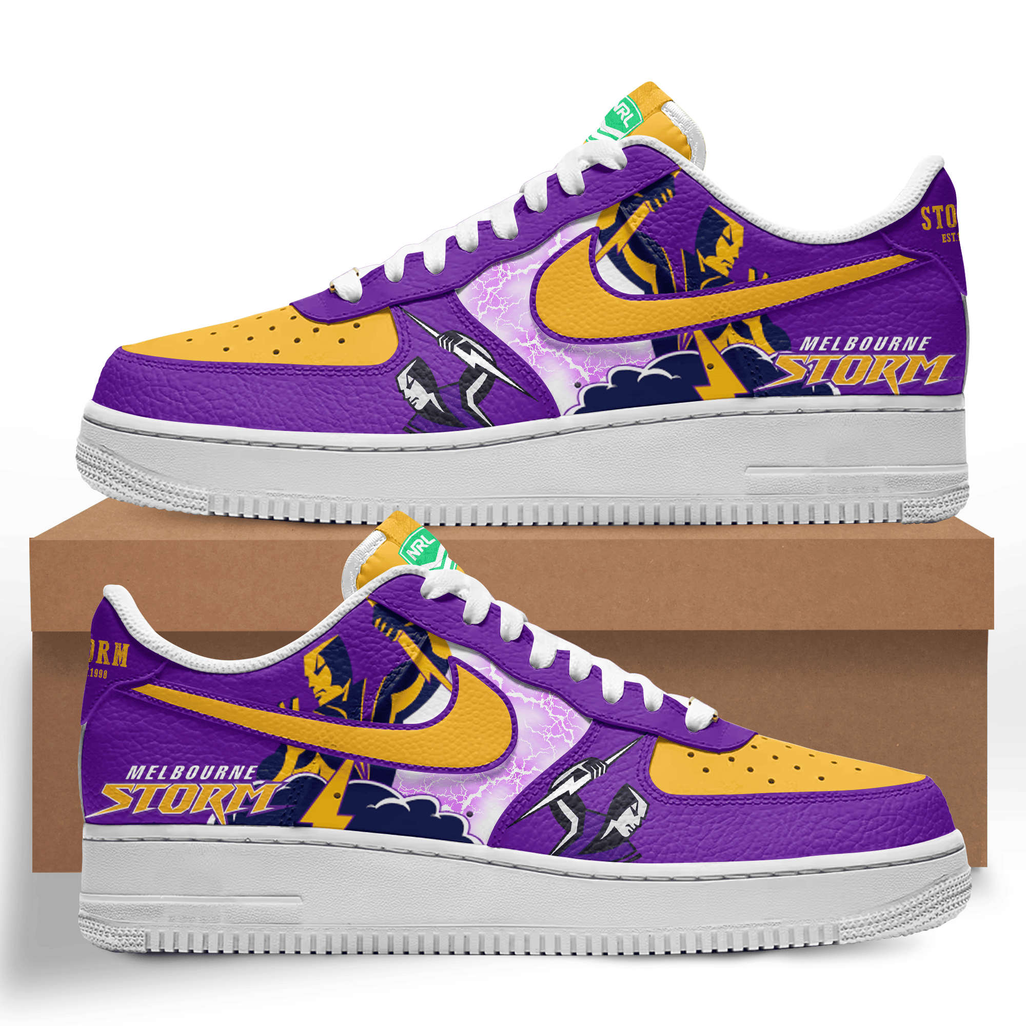 Premium Melbourne Storm AF1 Sneaker 106333