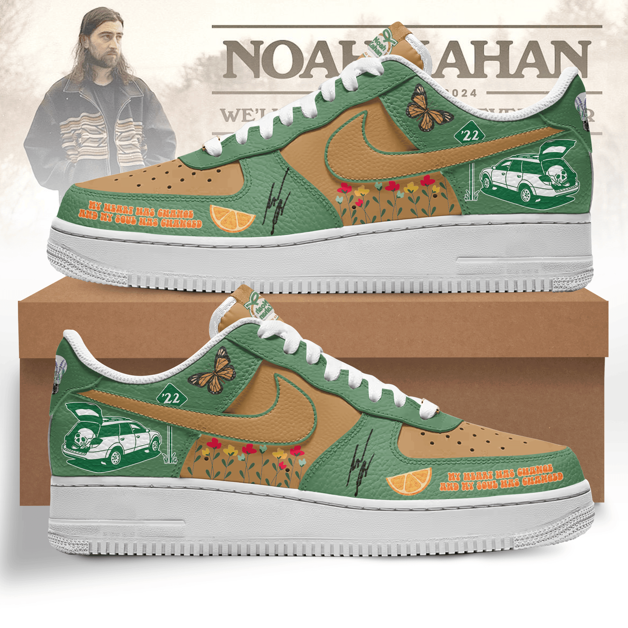 Premium Noah Kahan AF1 Sneaker 106290