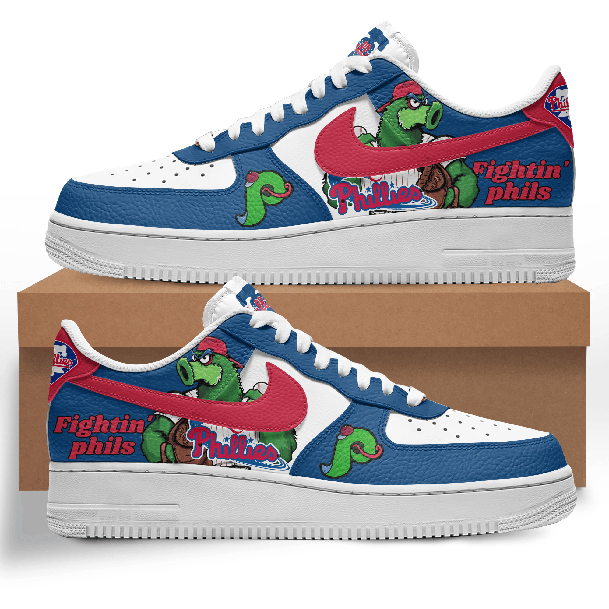 Premium Phillie Phanatic AF1 Sneaker 106306