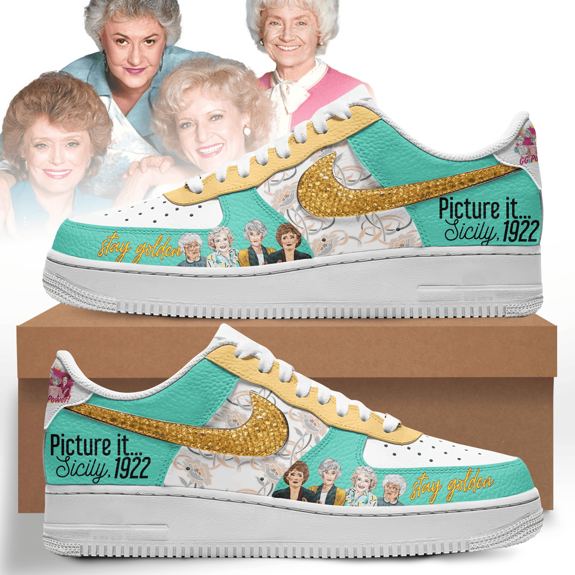 Premium The Golden Girls AF1 Sneaker 106345