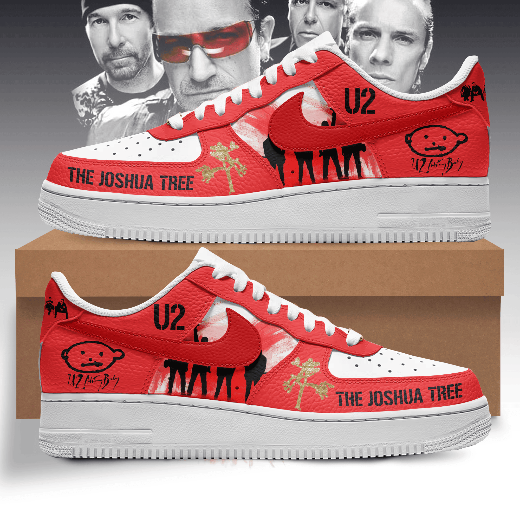 Premium U2 Band AF1 Sneaker 106329