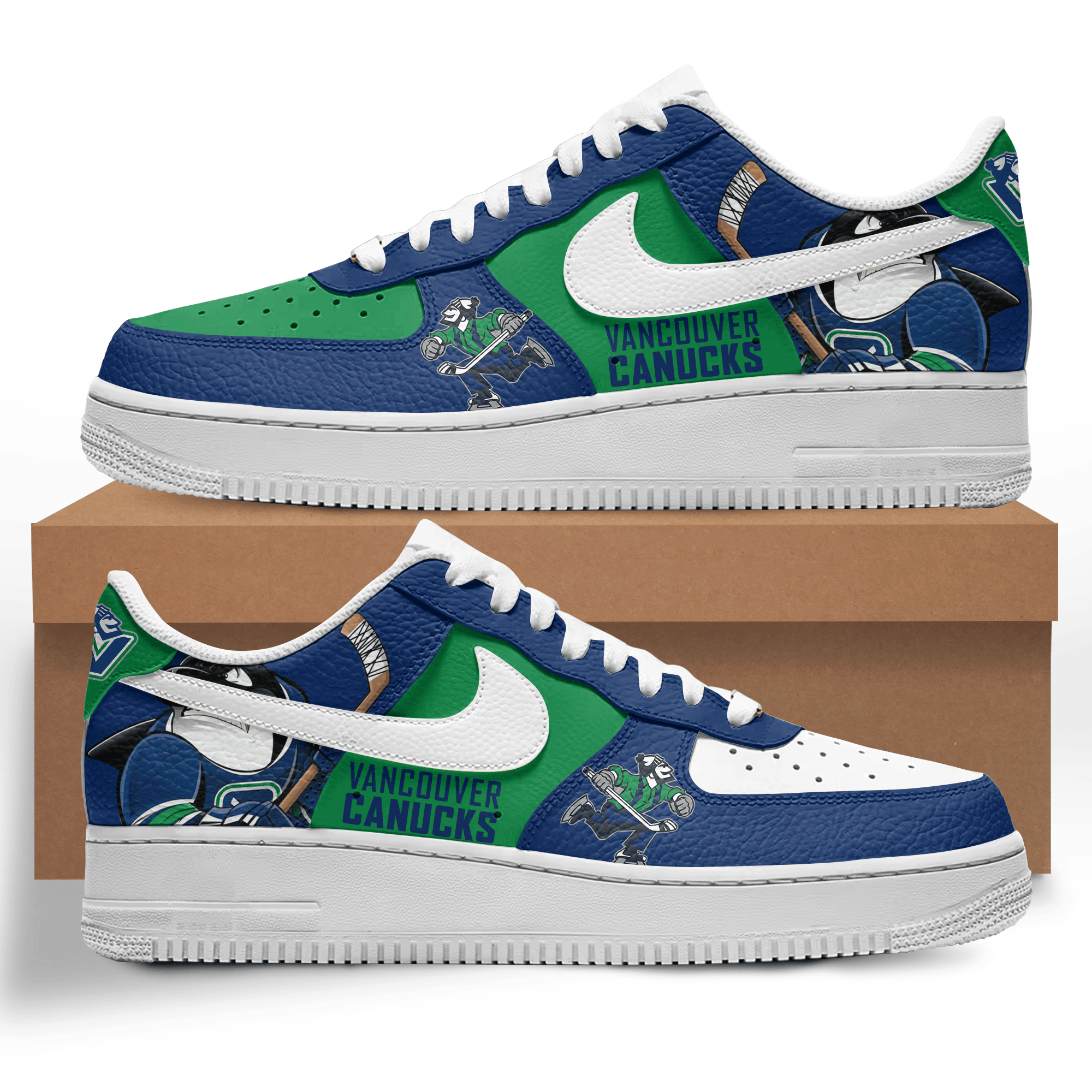Premium Vancouver Canucks AF1 Sneaker 106358