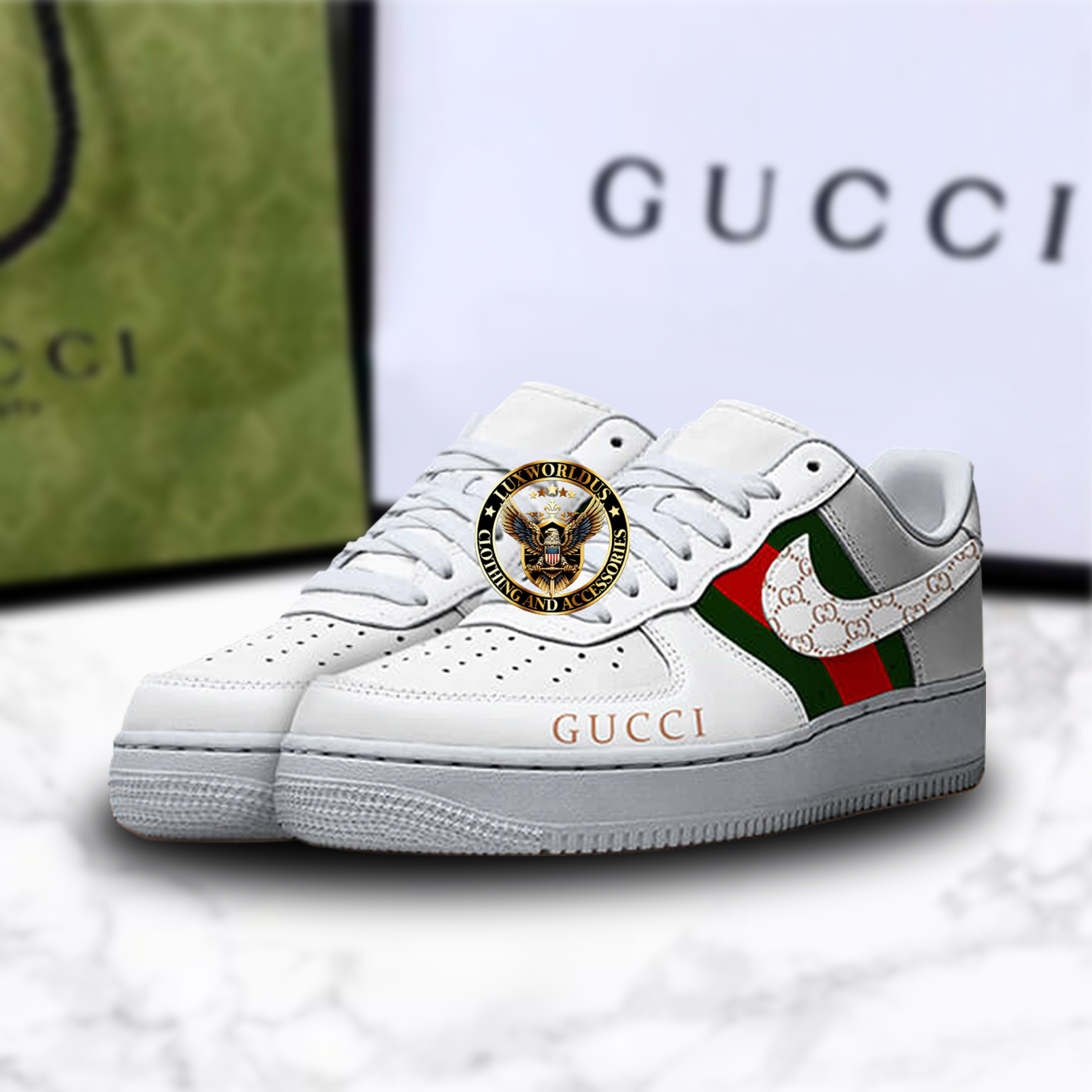 Premium  x AF1 Shoes Sneaker 2024 LUX-F40-0000ACHFA895