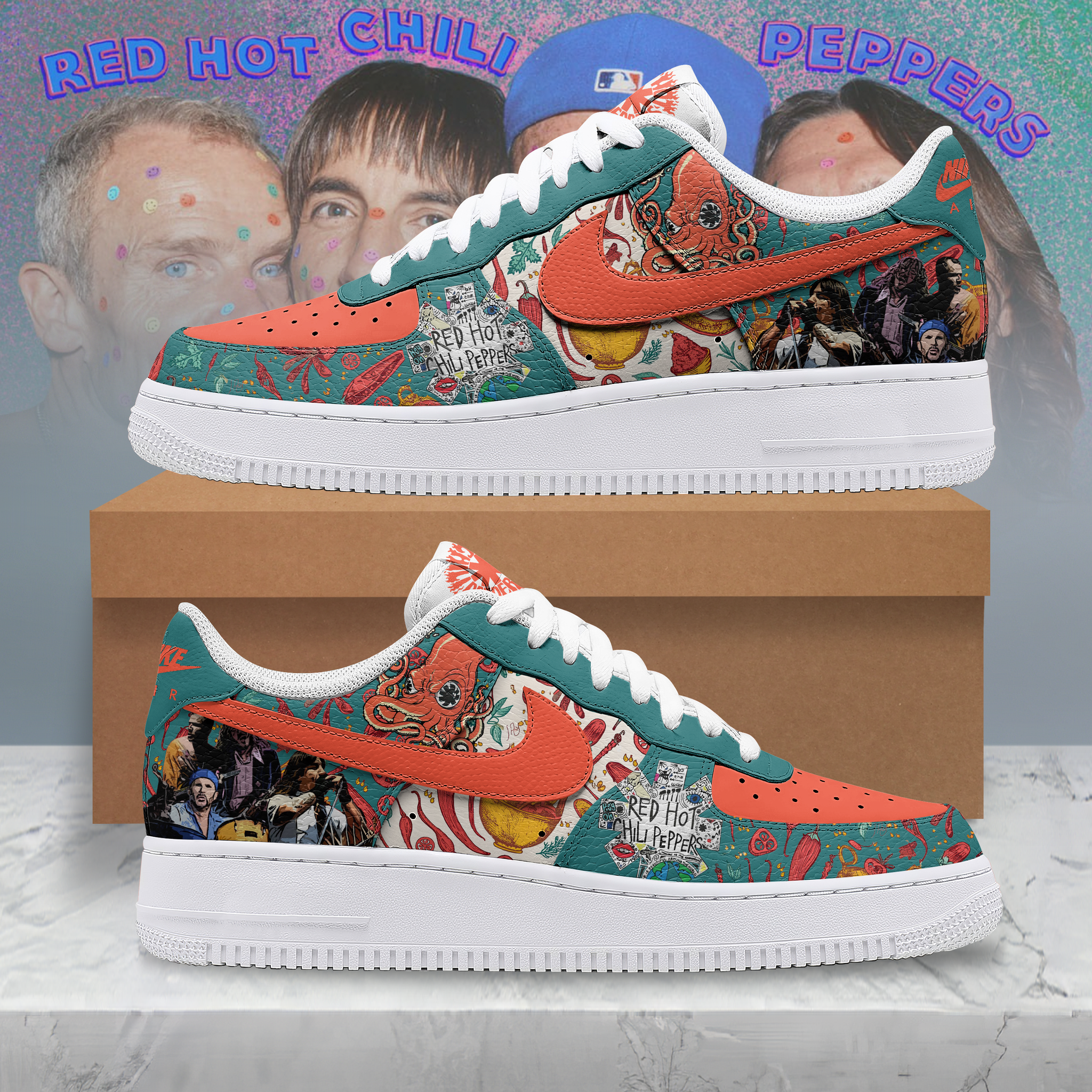 Red Hot Chili Peppers Premium  Af1 Sneaker LZ 106238