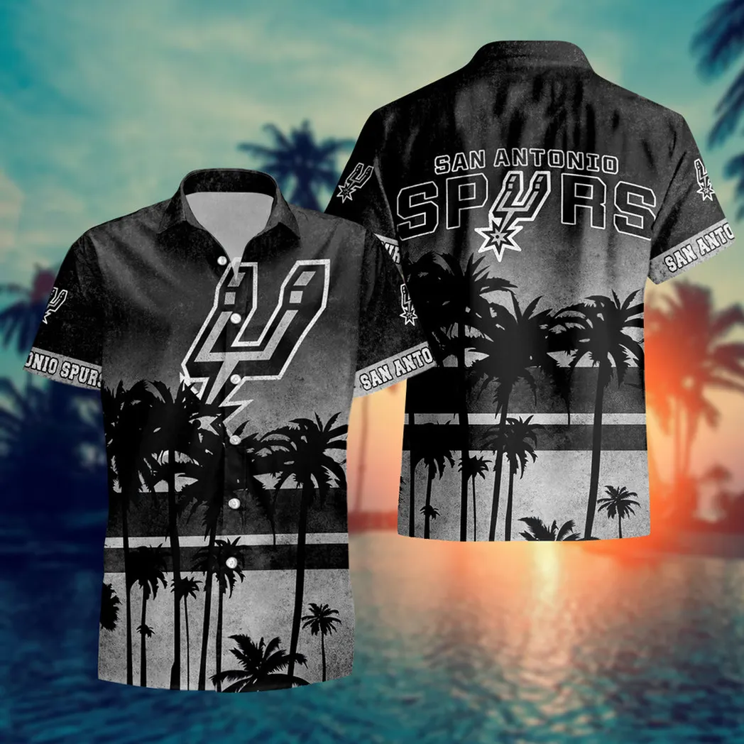 San Antonio Spurs Palm Sunset Hawaiian Shirt – TeeAloha