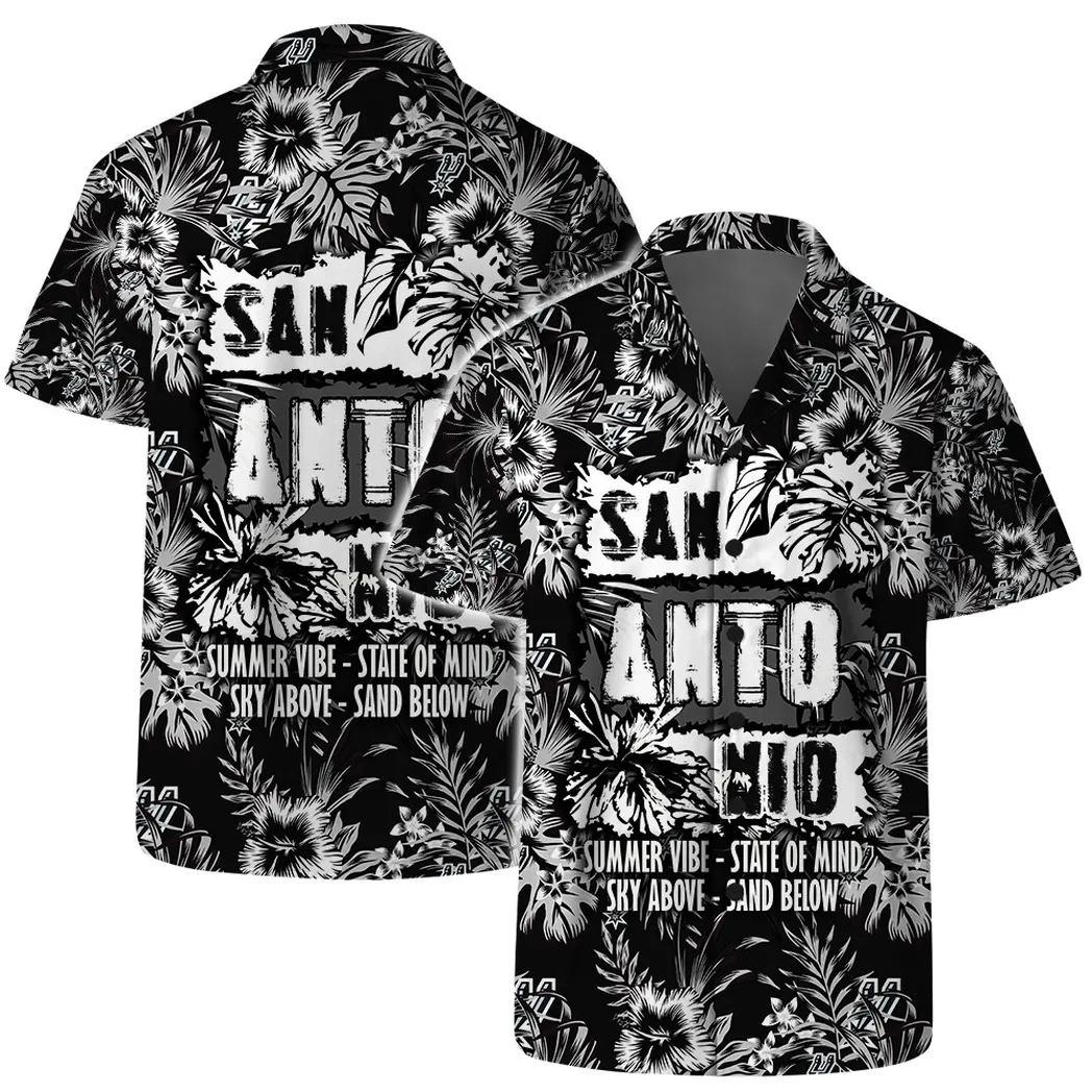 San Antonio Spurs Summer Vibe Hawaiian Shirt – TeeAloha