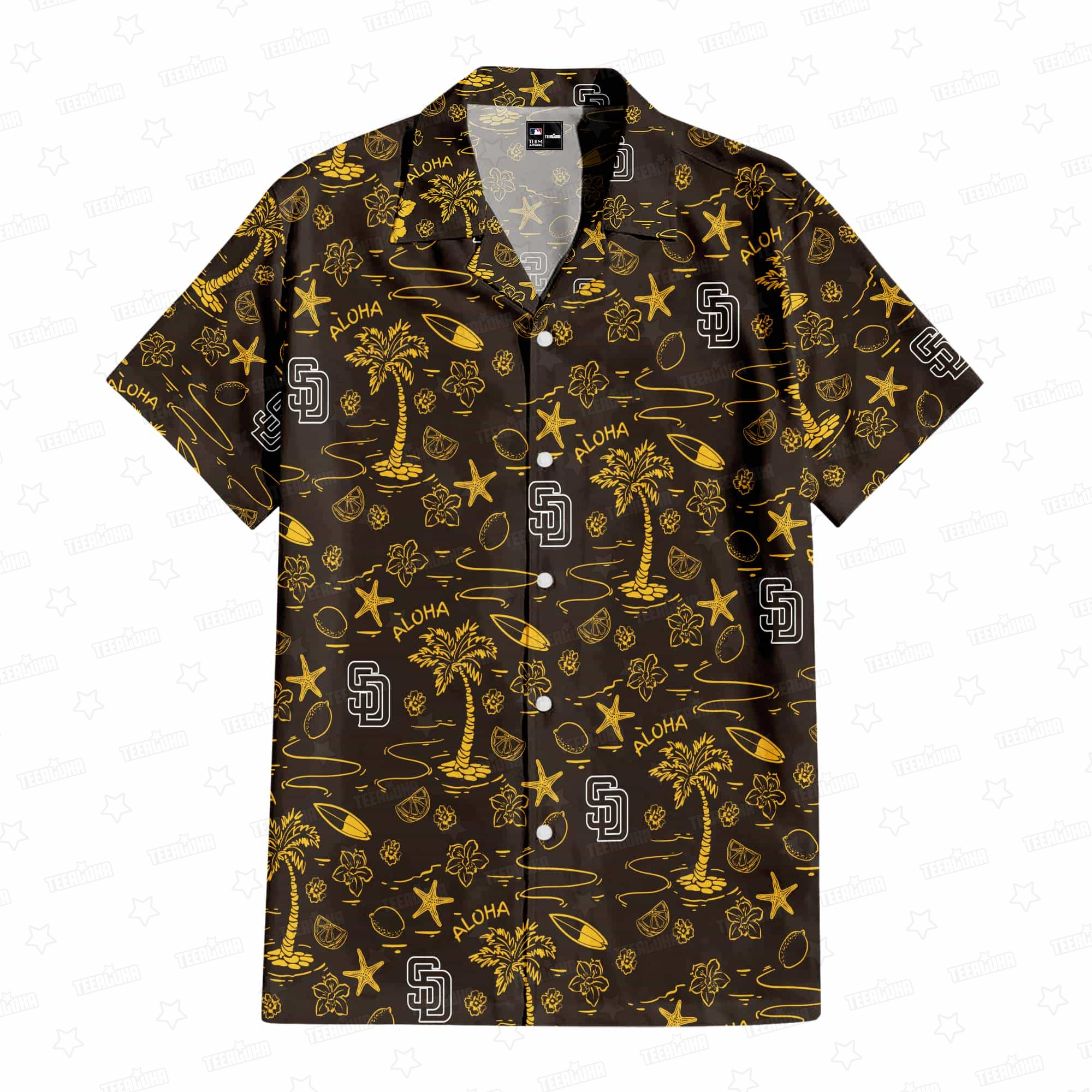 San Diego Padres Circle Aloha Paradise Hawaiian Shirt – TeeAloha