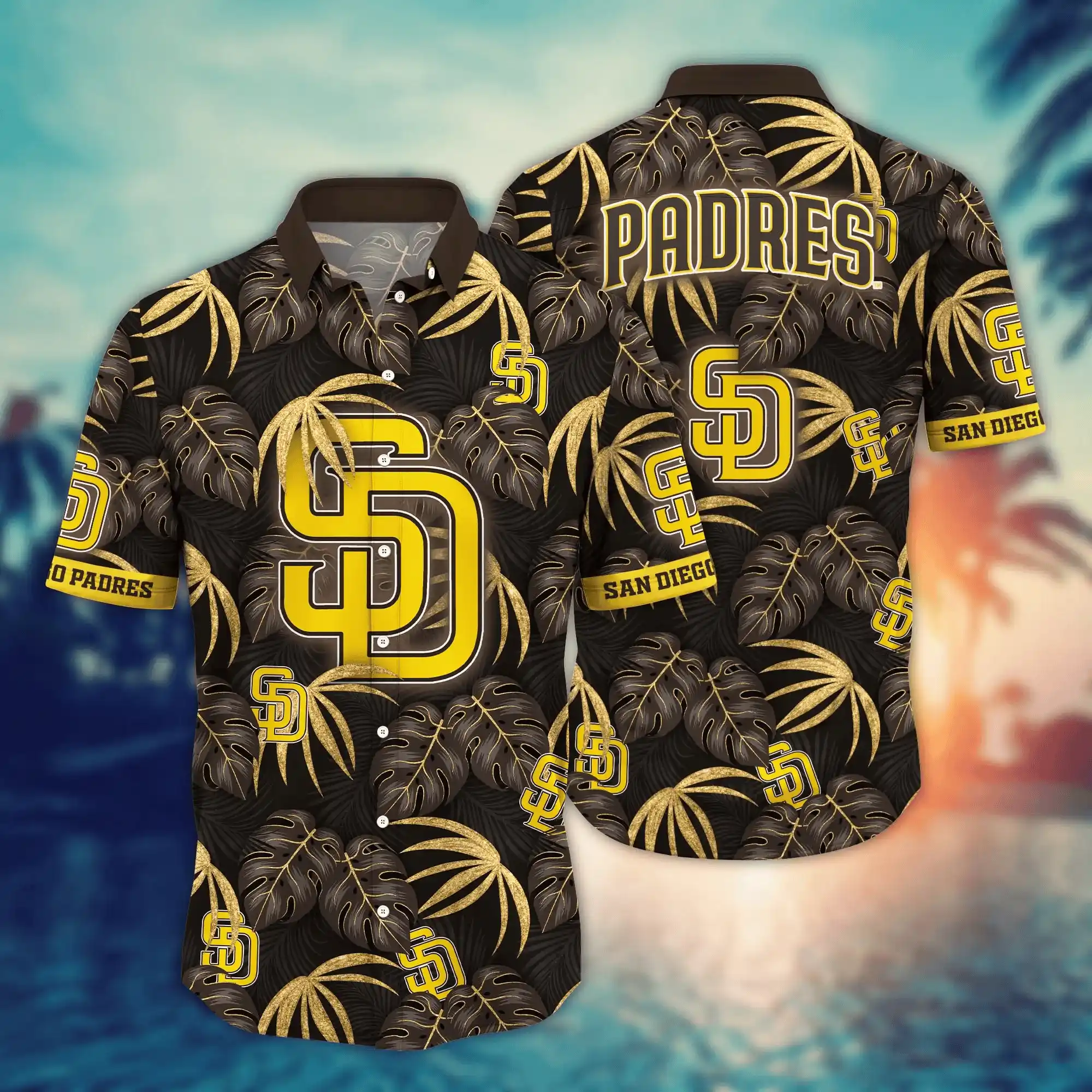 San Diego Padres Midnight Tropics Hawaiian Shirt – TeeAloha