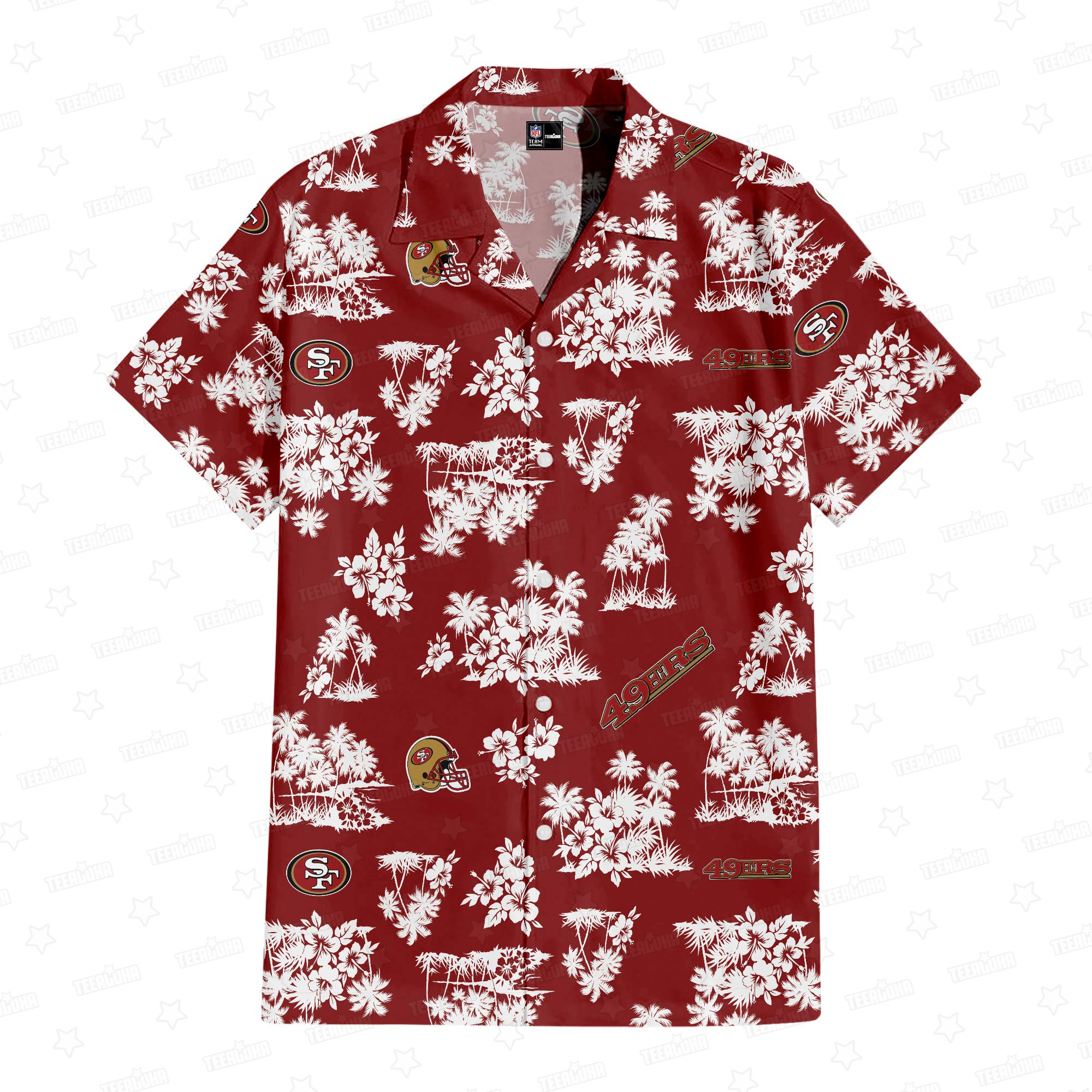 San Francisco 49ers Coastal Paradise Hawaiian Shirt – TeeAloha