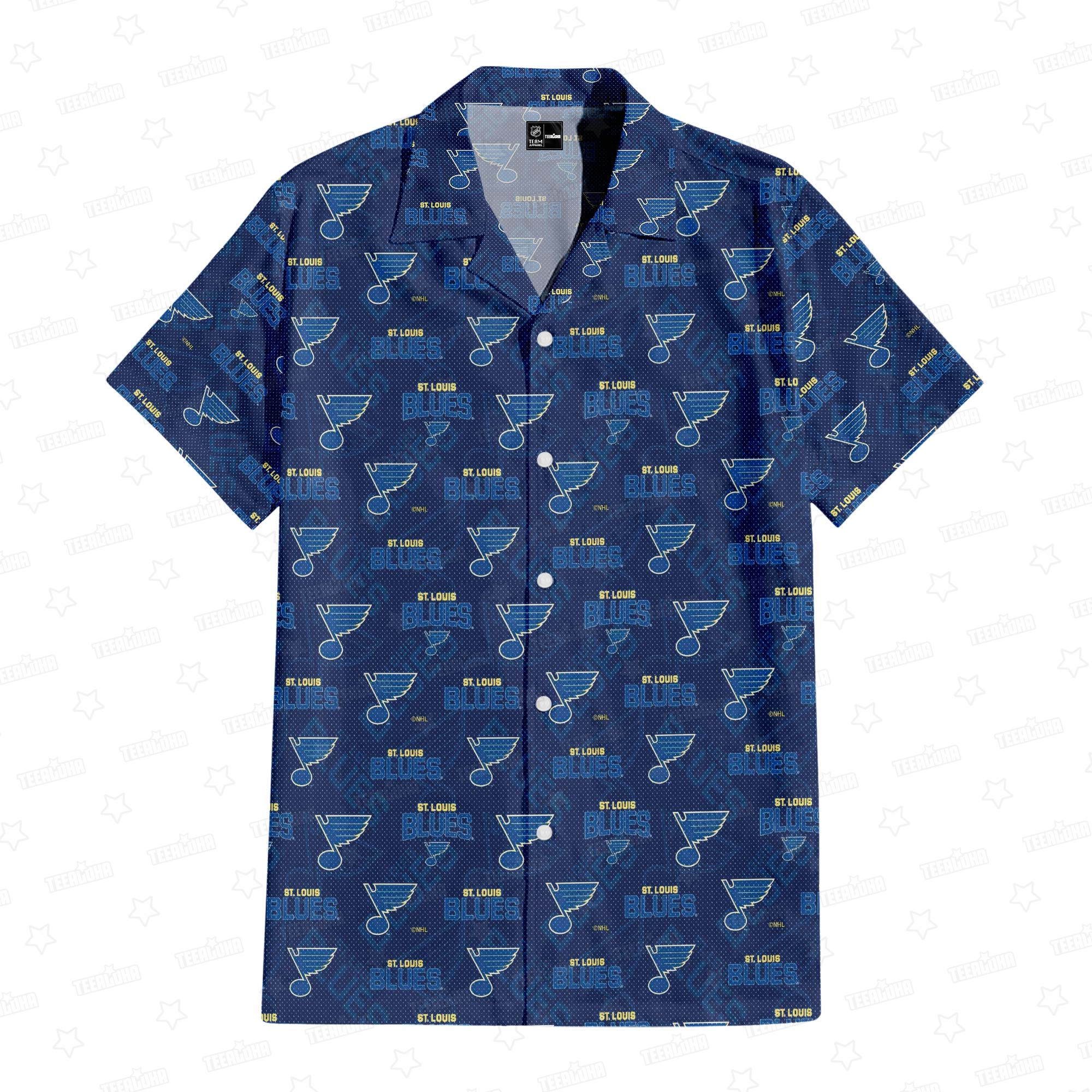 St. Louis Blues Melodic Rhythm Hawaiian Shirt – TeeAloha