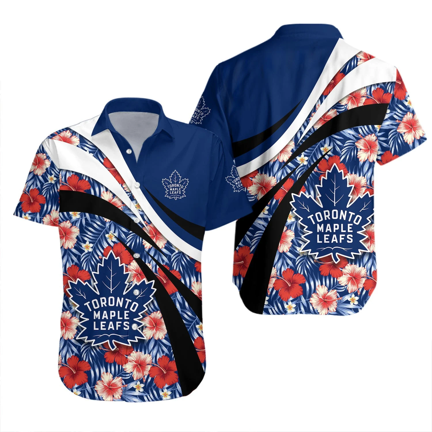 Toronto Maple Leafs Floral Fury Hawaiian Shirt – TeeAloha