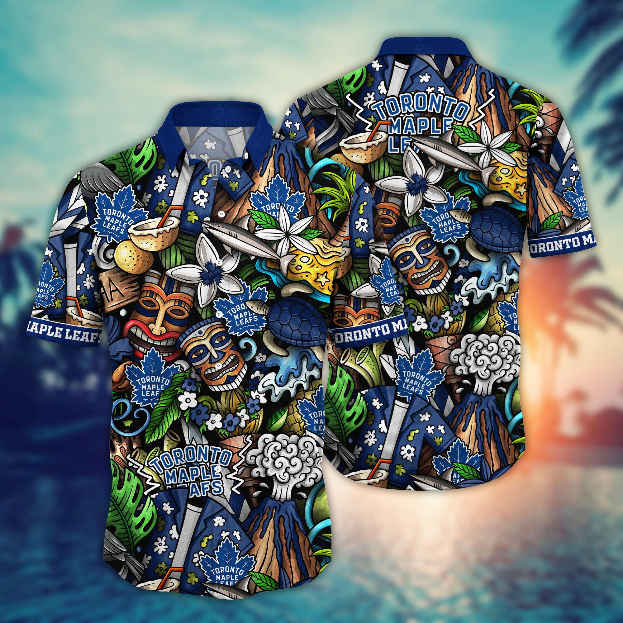 Toronto Maple Leafs Island Adventure Hawaiian Shirt – TeeAloha