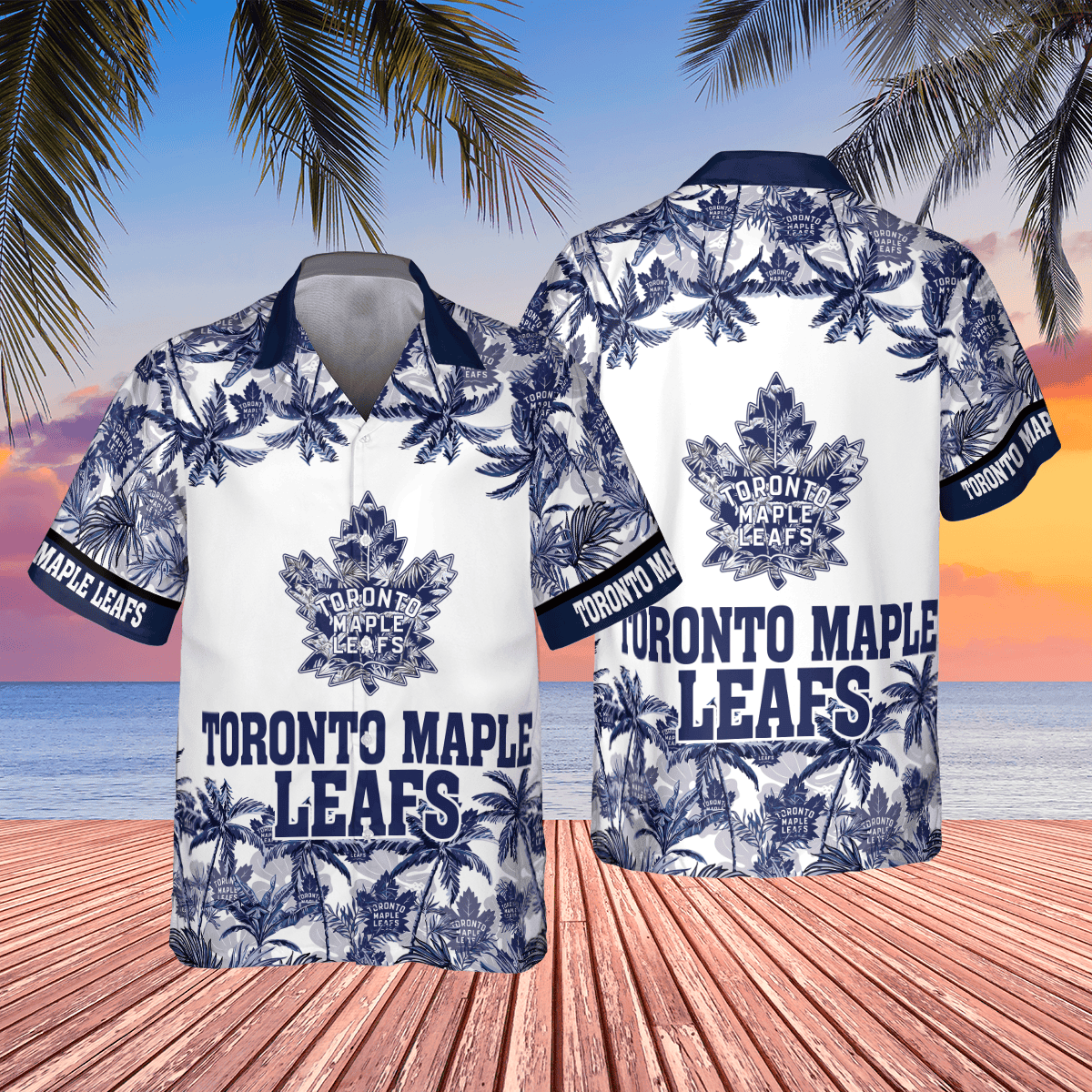 Toronto Maple Leafs Palm Paradise Hawaiian Shirt – TeeAloha