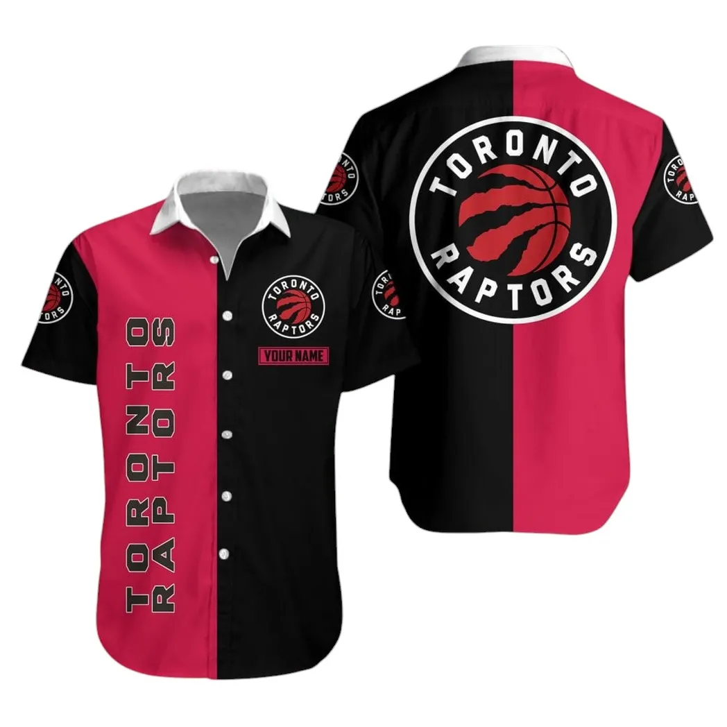 Toronto Raptors Custom Name Dual Tone Hawaiian Shirt – TeeAloha