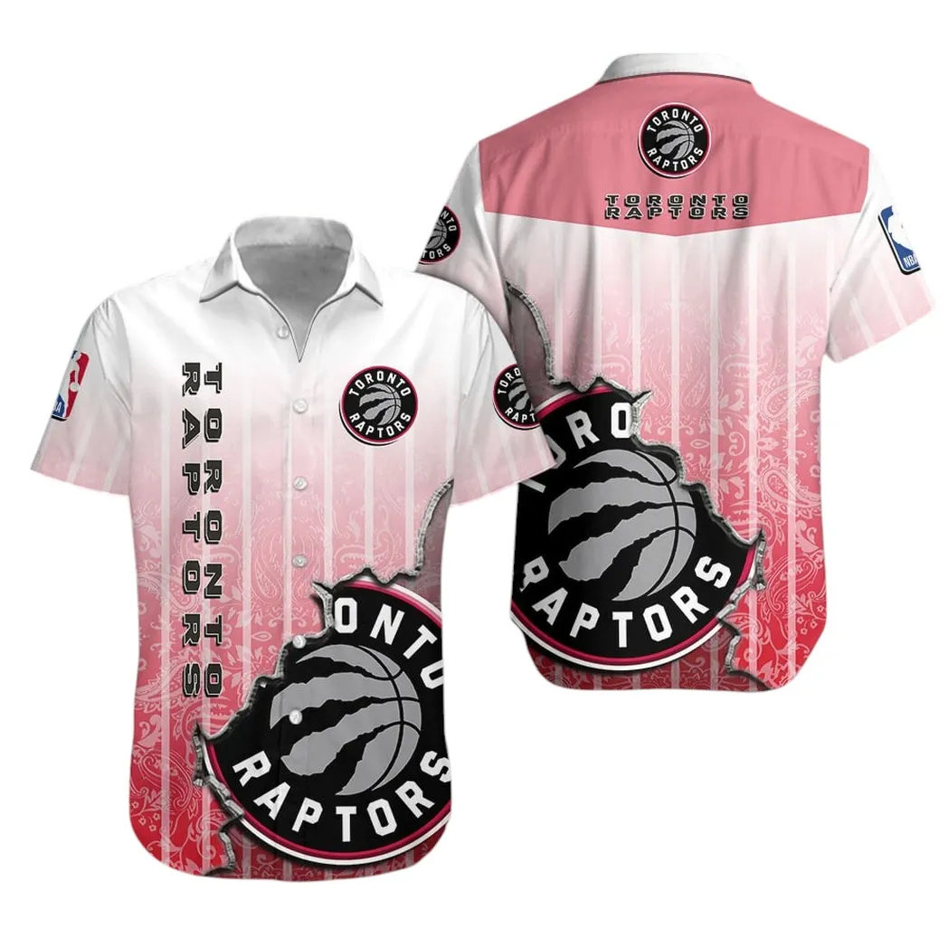 Toronto Raptors Red Gradient Beach Hawaiian Shirt – TeeAloha