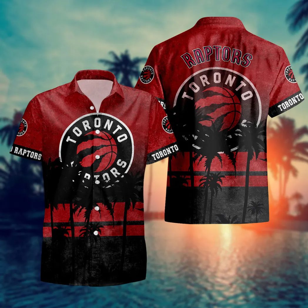 Toronto Raptors Red Sunset Palm Hawaiian Shirt – TeeAloha